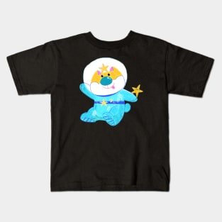 Astronaut dog Kids T-Shirt